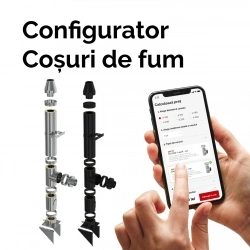 Calculator pret Cos Fum Inox Dublu Izolat